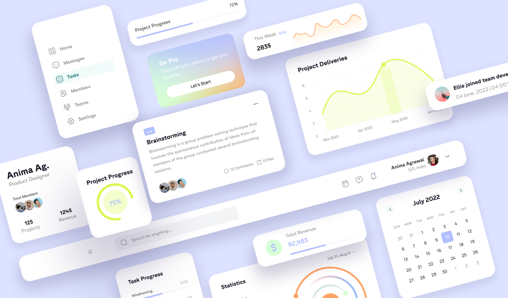 ux ui design Abrigal interface application formation